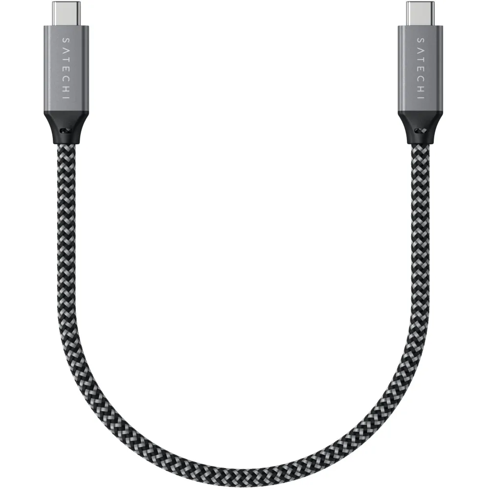 Kabel Satechi USB-C 100W ST-U4C25M - USB4, 25 cm, Szary