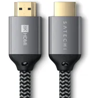 Kabel Satechi HDMI 2.1 ST-8KHC2MM - 8K 60Hz, 4K 120Hz|100Hz, 2 m, Szary