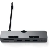 Replikator portów Satechi USB-C Clamp Hub Pro ST-TCIMHM - do iMac 2017|2019|2020, USB-C, 3x USB-A, czytnik micro/SD, Szary Replikator portów Satechi USB-C Clamp Hub Pro ST-TCIMHM - do iMac 2017|2019|2020, USB-C, 3x USB-A, czytnik micro/SD, Szary