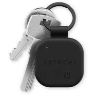 Brelok ze skóry wegańskiej z lokalizatorem Satechi FindAll Keychain ST-LKCFK - kompatybilny z FindAll, Czarny