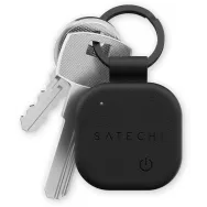 Brelok ze skóry wegańskiej z lokalizatorem Satechi FindAll Keychain ST-LKCFK - kompatybilny z FindAll, Czarny