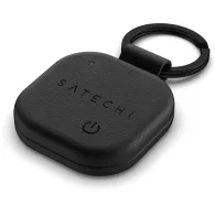 Brelok ze skóry wegańskiej z lokalizatorem Satechi FindAll Keychain ST-LKCFK - kompatybilny z FindAll, Czarny