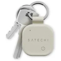 Brelok ze skóry wegańskiej z lokalizatorem Satechi FindAll Keychain ST-LKCFW - kompatybilny z FindAll, Piaskowy