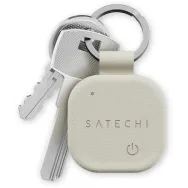Brelok ze skóry wegańskiej z lokalizatorem Satechi FindAll Keychain ST-LKCFW - kompatybilny z FindAll, Piaskowy