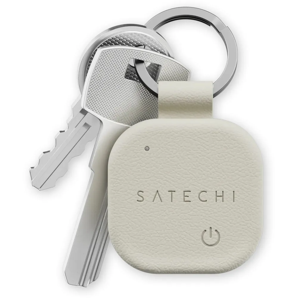 Brelok ze skóry wegańskiej z lokalizatorem Satechi FindAll Keychain ST-LKCFW - kompatybilny z FindAll, Piaskowy Brelok ze skóry wegańskiej z lokalizatorem Satechi FindAll Keychain ST-LKCFW - kompatybilny z FindAll, Piaskowy