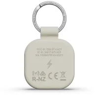 Brelok ze skóry wegańskiej z lokalizatorem Satechi FindAll Keychain ST-LKCFW - kompatybilny z FindAll, Piaskowy