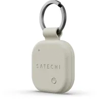 Brelok ze skóry wegańskiej z lokalizatorem Satechi FindAll Keychain ST-LKCFW - kompatybilny z FindAll, Piaskowy