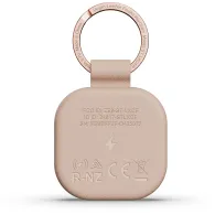 Brelok ze skóry wegańskiej z lokalizatorem Satechi FindAll Keychain ST-LKCFR - kompatybilny z FindAll, Różowy