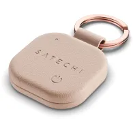 Brelok ze skóry wegańskiej z lokalizatorem Satechi FindAll Keychain ST-LKCFR - kompatybilny z FindAll, Różowy