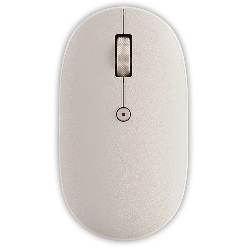 Mysz bezprzewodowa Satechi OntheGo Mouse ST-MOTGS - Bluetooth 5.1, DPI 800-2400, Piaskowa