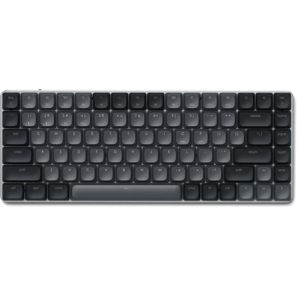 Klawiatura bezprzewodowa Satechi SM1 Slim Mechanical Backlit Bluetooth Keyboard ST-KSM1DK-EN - Czarna