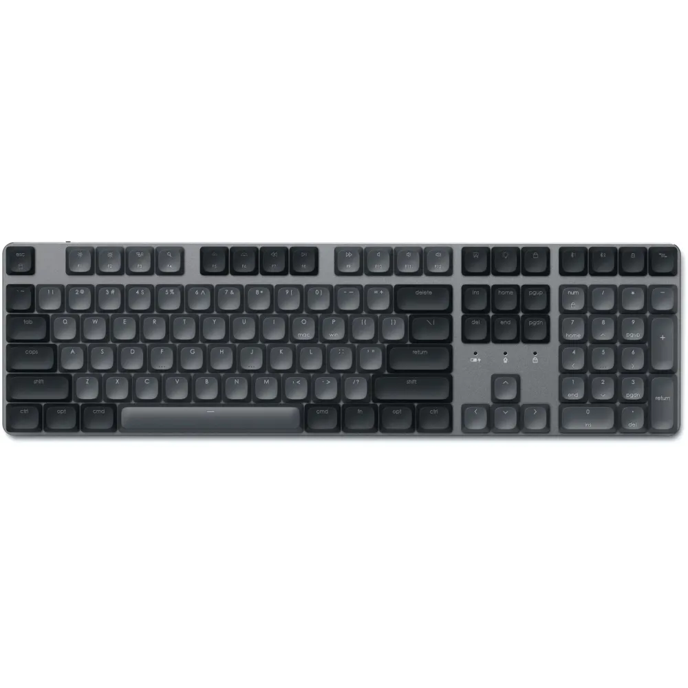 Klawiatura bezprzewodowa Satechi SM3 Slim Mechanical Backlit Bluetooth Keyboard ST-KSM3DK-EN - Czarna Klawiatura bezprzewodowa Satechi SM3 Slim Mechanical Backlit Bluetooth Keyboard ST-KSM3DK-EN - Czarna