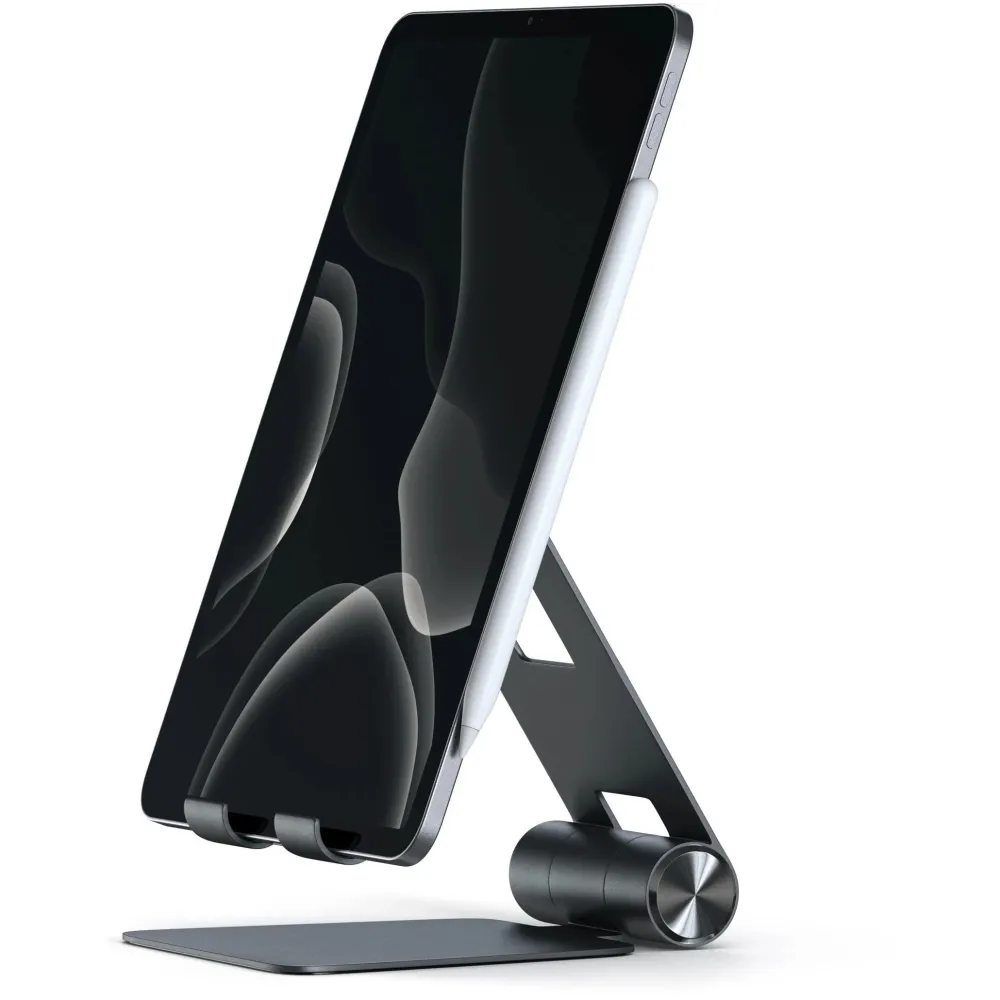 Uchwyt do telefonu Satechi R1 Aluminum Hinge Holder Foldable Stand ST-R1K - Czarny Uchwyt do telefonu Satechi R1 Aluminum Hinge Holder Foldable Stand ST-R1K - Czarny