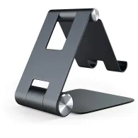 Uchwyt do telefonu Satechi R1 Aluminum Hinge Holder Foldable Stand ST-R1K - Czarny