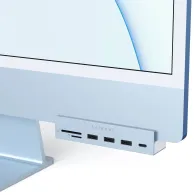 Replikator portów Satechi USB-C Clamp Hub ST-UCICHB - Hub do iMac M1 i M3 24" i 27" Studio Display 2022 USB-C, Niebieski