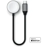 Kabel ładowania Satechi USB-C Fast Charging Cable ST-QCAWM - do Apple Watch, 5W, 20 cm, Szary