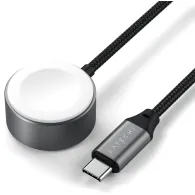 Kabel ładowania Satechi USB-C Fast Charging Cable ST-QCAWM - do Apple Watch, 5W, 20 cm, Szary Kabel ładowania Satechi USB-C Fast Charging Cable ST-QCAWM - do Apple Watch, 5W, 20 cm, Szary
