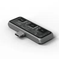 Hub USB-C Satechi Mobile XR Hub with Audio ST-HXRAJM - 1x USB-C 2.0 100W PD, 1x USB-C 3.0 DP 1.4 4K 60Hz, Jack audio, Szary