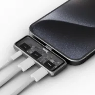 Hub USB-C Satechi Mobile XR Hub with Audio ST-HXRAJM - 1x USB-C 2.0 100W PD, 1x USB-C 3.0 DP 1.4 4K 60Hz, Jack audio, Szary