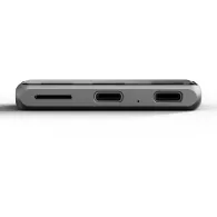 Hub USB-C Satechi Mobile XR Hub with microSD Reader ST-HXRSDM - 1x USB-C 2.0 100W PD, 1x USB-C 3.0 DP 1.4 4K 60Hz, 1x microSD, Szary