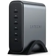 Ładowarka sieciowa Satechi 200W USB-C 6-Port GaN Charger ST-C200GM-EU - 6x USB-C, Szara