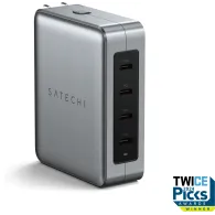Ładowarka sieciowa Satechi 145W USB-C 4-Port GaN Travel Charger ST-W145GTM - 4x USB-C, Szara