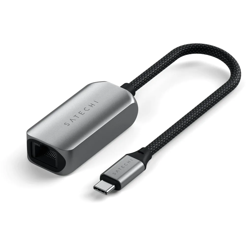 Karta sieciowa USB-C Satechi USB-C 2.5 Gigabit Ethernet Adapter ST-AE25M - 2,5 Gb/s, Szara