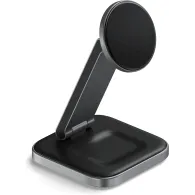 Składana podstawka ładująca Satechi 2-in-1 Foldable Qi2 Wireless Charging Stand ST-Q21FM - Szara
