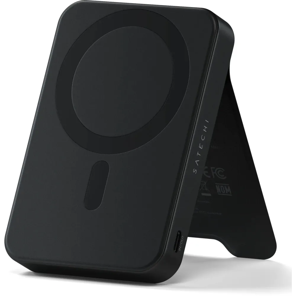 Powerbank magnetyczny Satechi OntheGo Power Bank ST-B10Q2SK - 10000 mAh z MagSafe i Qi2, Czarny