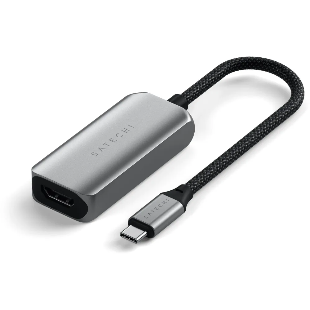 Adapter Satechi USB-C do HDMI 2.1 ST-AC8KHM - Szary Adapter Satechi USB-C do HDMI 2.1 ST-AC8KHM - Szary