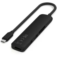 Replikator portów Satechi 6-in-1 USB-C Slim Multiport Adapter ST-P6SK - USB-C, 2x USB-A, HDMI, Czytnik microSD|SD, Czarny Replikator portów Satechi 6-in-1 USB-C Slim Multiport Adapter ST-P6SK - USB-C, 2x USB-A, HDMI, Czytnik microSD|SD, Czarny