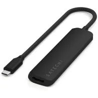 Replikator portów Satechi 4-in-1 USB-C Slim Multiport Adapter 4K ST-P4SK - USB-C, 2x USB-A, HDMI, Czrny