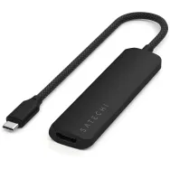 Replikator portów Satechi 4-in-1 USB-C Slim Multiport Adapter 4K ST-P4SK - USB-C, 2x USB-A, HDMI, Czrny