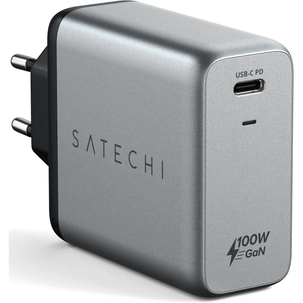 Ładowarka sieciowa Satechi 100W USB-C PD Wall Charger ST-UC100WSM-EU - Szara Ładowarka sieciowa Satechi 100W USB-C PD Wall Charger ST-UC100WSM-EU - Szara