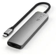 Replikator portów Satechi 7-in-1 USB-C Slim Multiport Adapter with Ethernet ST-P7SM - Szary