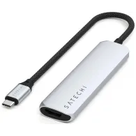 Replikator portów Satechi 4-in-1 USB-C Slim Multiport Adapter 4K ST-P4SS - USB-C, 2x USB-A, HDMI, Srebrny