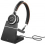 Zestaw słuchawkowy Jabra Evolve 65 SE Link 380a UC Mono Stand 6593-833-499 - zdjęcie poglądowe 1