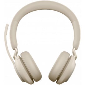 Słuchawki bezprzewodowe nauszne Jabra Evolve 2 65 MS Stereo Beige 26599-999-998 - Beżowe