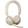 Słuchawki bezprzewodowe nauszne Jabra Evolve 2 65 MS Stereo Beige 26599-999-998 - zdjęcie poglądowe 2