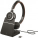 Słuchawki bezprzewodowe nauszne Jabra Evolve 65 SE Link 380a UC Stereo Stand 6599-833-499 - Czarne