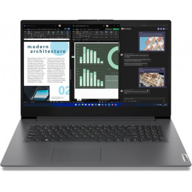 Laptop Lenovo V17 G3 IAP 82U1001WPB - i3-1215U, 17,3" Full HD IPS, RAM 8GB, SSD 256GB, Szary, Windows 11 Pro, 3 lata On-Site - zdjęcie 9