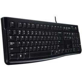 Klawiatura Logitech K120 UKR 920-002643 - Układ ukraiński, Czarna