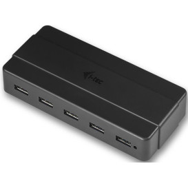 Hub i-tec 7x USB-A 3.0 U3HUB742 - 7 portów, Czarny