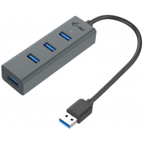 Hub i-tec USB 3.0 U3HUBMETAL403 - 4 porty, Szary