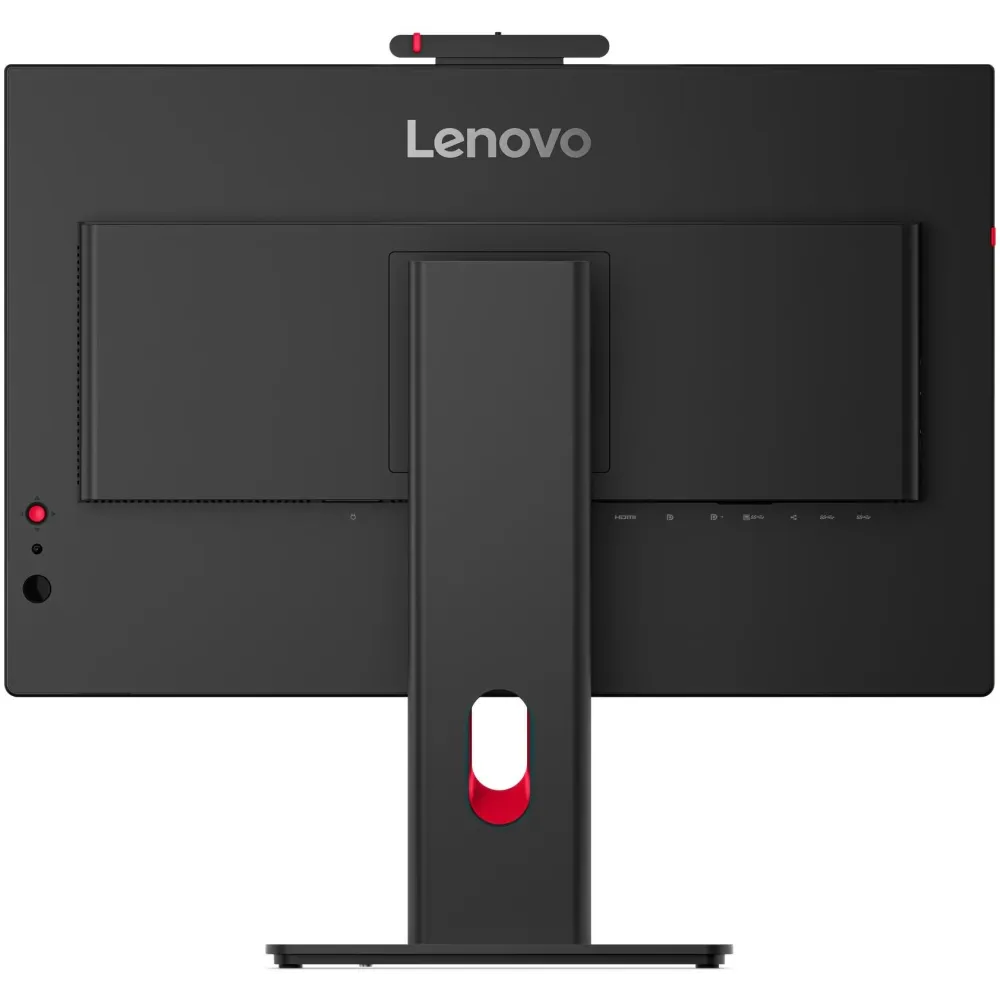 Monitor Lenovo ThinkVision 64B7UAT1EU - 23,8/1920x1080 (Full HD)/48Hz-120Hz/IPS/6 ms/pivot/kamera/USB-C/Czarny - zdjęcie