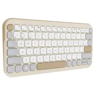 Klawiatura bezprzewodowa ASUS Marshmallow KW100 90XB0880-BKB170 - Bluetooth, Mleczna