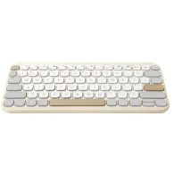 Klawiatura bezprzewodowa ASUS Marshmallow KW100 90XB0880-BKB170 - Bluetooth, Mleczna