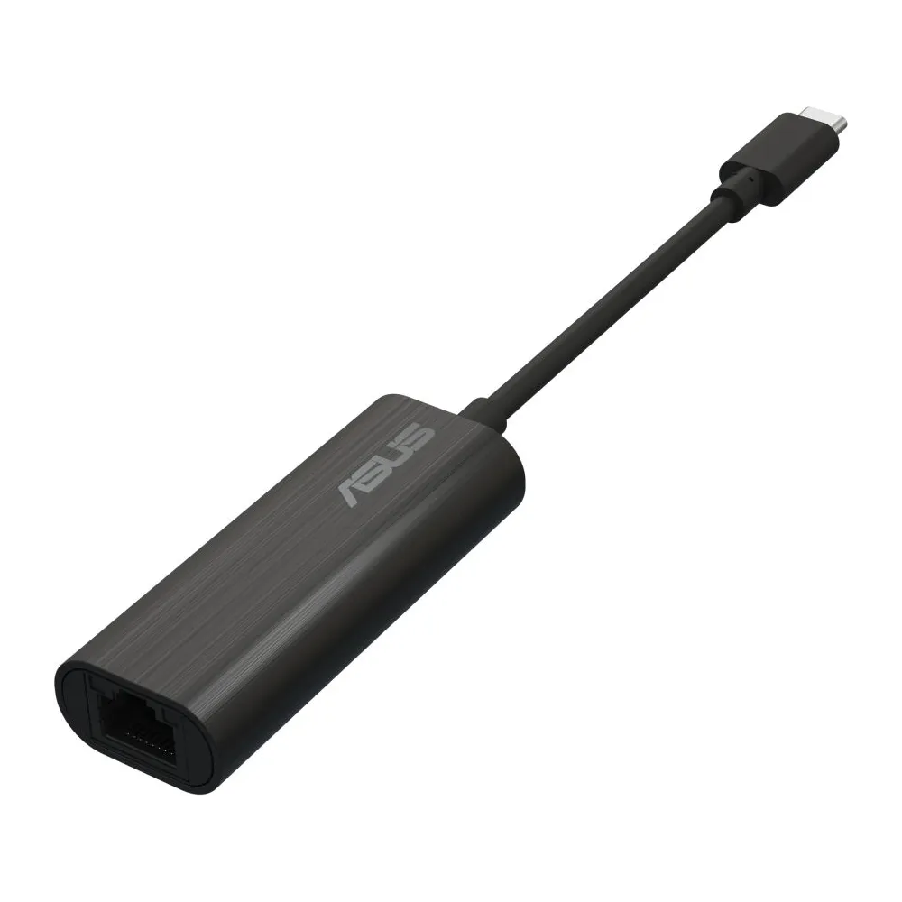 Karta sieciowa USB-C ASUS USB-C2500 V2 90IG0A60-MW0L0V - 2.5G/1G/100Mbps, Czarna Karta sieciowa USB-C ASUS USB-C2500 V2 90IG0A60-MW0L0V - 2.5G/1G/100Mbps, Czarna