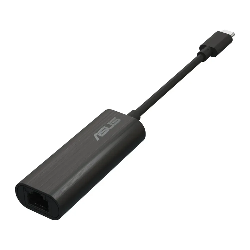 Karta sieciowa USB-C ASUS USB-C2500 V2 - 2.5G/1G/100Mbps, Czarna Karta sieciowa USB-C ASUS USB-C2500 V2 - 2.5G/1G/100Mbps, Czarna