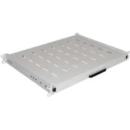 Półka do szaf 19" Lanberg AK-1020-B - 1U, udźwig do 35kg, pasuje do szaf o głębokości 350 mm